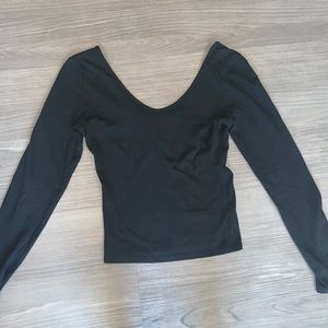 Express Long Sleeve Crop Top